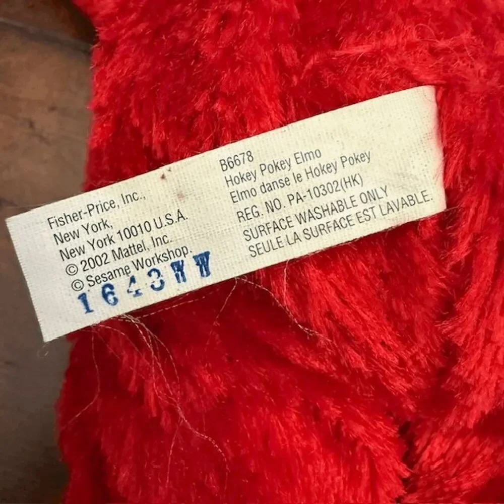 Hokey Pokey Elmo Interactive 2001‎ Toy Mattel Collectible Sesame Street